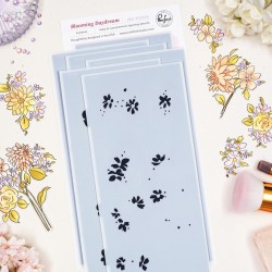 PINKFRESH STUDIO "BLOOMING DAYDREAM" STENCILS by THE DAYDREAM EDIT by Inna Moreva