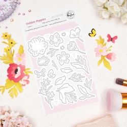 PINKFRESH STUDIO GOLDEN POPPIES DIES by THE DAYDREAM EDIT by Inna Moreva