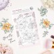 PINKFRESH STUDIO "FLORAL DAYDREAM" CLEAR STAMP by THE DAYDREAM EDIT by Inna Moreva