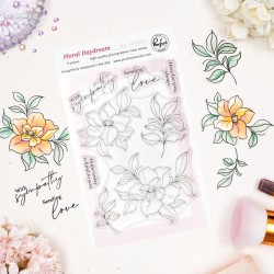 PINKFRESH STUDIO "FLORAL DAYDREAM" CLEAR STAMP by THE DAYDREAM EDIT by Inna Moreva