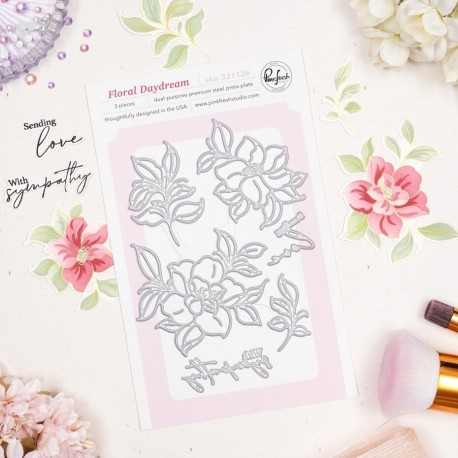 PINKFRESH STUDIO "FLORAL DAYDREAM "PRESS PLATE by THE DAYDREAM EDIT by Inna Moreva