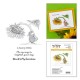 SPELLBINDERS - HOUSE MOUSE SUNFLOWER WALK CLING RUBBER STAMP