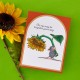 SPELLBINDERS - HOUSE MOUSE SUNFLOWER WALK CLING RUBBER STAMP