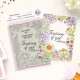 PINKFRESH STUDIO SUNLIT GARDEN CLING STAMP - SUNLIT MANOR COLLECTION