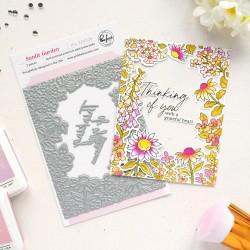 PINKFRESH STUDIO SUNLIT GARDEN PRESS PLATE - SUNLIT MANOR COLLECTION