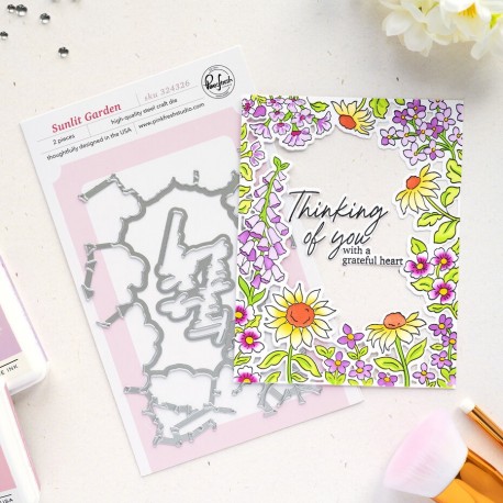 PINKFRESH STUDIO SUNLIT GARDEN DIE - SUNLIT MANOR COLLECTION