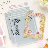 PINKFRESH STUDIO SUNLIT GARDEN STENCIL- SUNLIT MANOR COLLECTION