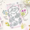 PINKFRESH STUDIO BLOSSOM MEDALLION PRESS PLATE - SUNLIT MANOR COLLECTION