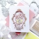 PINKFRESH STUDIO BLOSSOM MEDALLION PRESS PLATE - SUNLIT MANOR COLLECTION