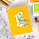 PINKFRESH STUDIO BLOSSOM MEDALLION STENCIL - SUNLIT MANOR COLLECTION