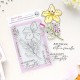 PINKFRESH STUDIO BLOOM AND BUDS CLEAR STAMP - SUNLIT MANOR COLLECTION