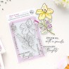 PINKFRESH STUDIO BLOOM AND BUDS CLEAR STAMP - SUNLIT MANOR COLLECTION