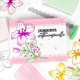 PINKFRESH STUDIO BLOOM AND BUDS CLEAR STAMP - SUNLIT MANOR COLLECTION