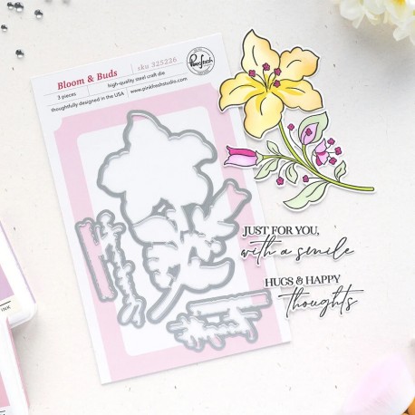 PINKFRESH STUDIO BLOOM AND BUDS DIE - SUNLIT MANOR COLLECTION