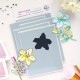 PINKFRESH STUDIO BLOOM AND BUDS STENCIL - SUNLIT MANOR COLLECTION