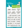 LAWN FAWN CLEAR STAMPS - JAM AND HONEY SENTIMENTS