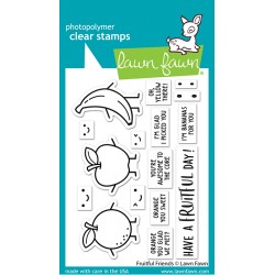 LAWN FAWN CLEAR STAMPS - FRUITFUL FRIENDS