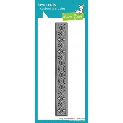 LAWN FAWN DIES - FOLKSY PETAL BORDER DIES