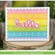 LAWN FAWN DIES - SET SCRIPTY Hello & OUTLINE