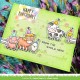 LAWN FAWN DIES - GRASSY PASTURE BACKDROP LANDSCAPE DIES