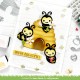 LAWN FAWN STENCIL - BEE HAPPY BACKGROUND