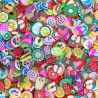 LAWN FAWN TINY TREASURES - MIXED FRUIT CLAY PIECES