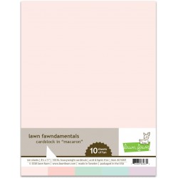 LAWN FAWN CARDSTOCK MACARON