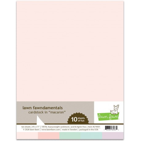 LAWN FAWN CARDSTOCK MACARON