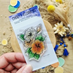 CHOU & FLOWERS TAMPONS CLEAR FLEURS EXOTIQUES "Le Chant des Dunes"