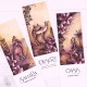 CHOU & FLOWERS TAMPONS CLEAR TEXTURE POSTCARD "Le Chant des Dunes"