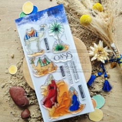 CHOU & FLOWERS TAMPONS CLEAR DL ESCAPADE NOMADE "Le Chant des Dunes"