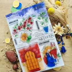 CHOU & FLOWERS TAMPONS CLEAR TRESORS CACHES "Le Chant des Dunes"