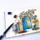 CHOU & FLOWERS TAMPONS CLEAR TRESORS CACHES "Le Chant des Dunes"