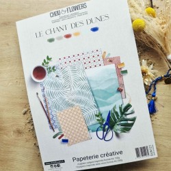 CHOU & FLOWERS PAPIERS A4 PAPETERIE CREATIVE "Le Chant des Dunes"