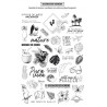 LES ATELIERS DE KARINE "DESTINATION BONHEUR" Tampon Clear A4 PURA VIDA