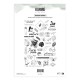 LES ATELIERS DE KARINE "DESTINATION BONHEUR" Tampon Clear A4 PURA VIDA