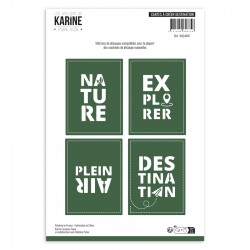 LES ATELIERS DE KARINE "DESTINATION" DIES CARTES à CREER PURA VIDA