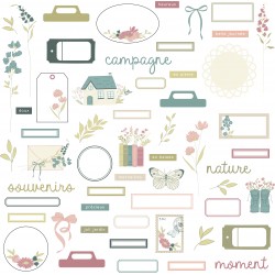 HA-PI LITTLE FOX DIE-CUTS "UN ETE A AVONLEA"