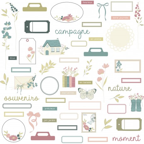 HA-PI LITTLE FOX DIE-CUTS "UN ETE A AVONLEA"