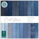 CRAFT CONSORTIUM DENIM TEXTURES PAPERPACK 6X6 INCH