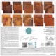 CRAFT CONSORTIUM RUST TEXTURES PAPERPACK 6X6 INCH