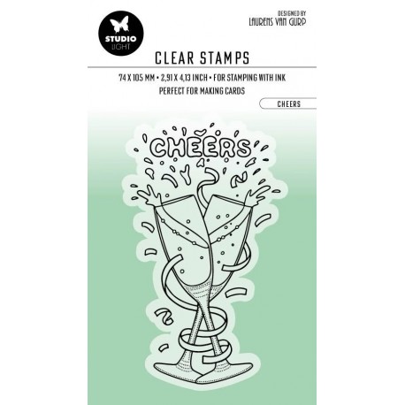 Studio Light Stamp CHEERS by Laurens van Gurp