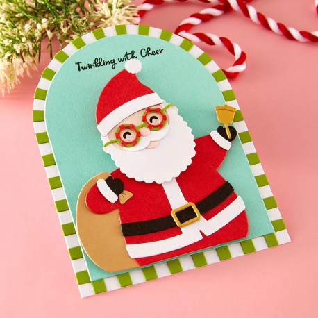 SPELLBINDERS SPECTACULAR SANTA ETCHED DIES