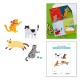SPELLBINDERS CHRISTMAS CATS ETCHED DIES