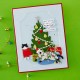 SPELLBINDERS CHRISTMAS CATS ETCHED DIES