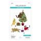 SPELLBINDERS CHRISTMAS CATS ACCESSORIES ETCHED DIES