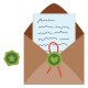 SPELLBINDERS HAPPY POST ENVELOPE ETCHED DIES