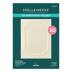 SPELLBINDERS ORNATE MOLDED FRAME 3D EMBOSSING FOLDER by YANA SMAKULA