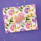 SPELLBINDERS SET STENCILS & FLOWING FLORALS 3D EMBOSSING FOLDER by SIMON HURLEY