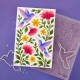 SPELLBINDERS SET STENCILS & HUMMINGBIRD GARDEN 3D EMBOSSING FOLDER by SIMON HURLEY